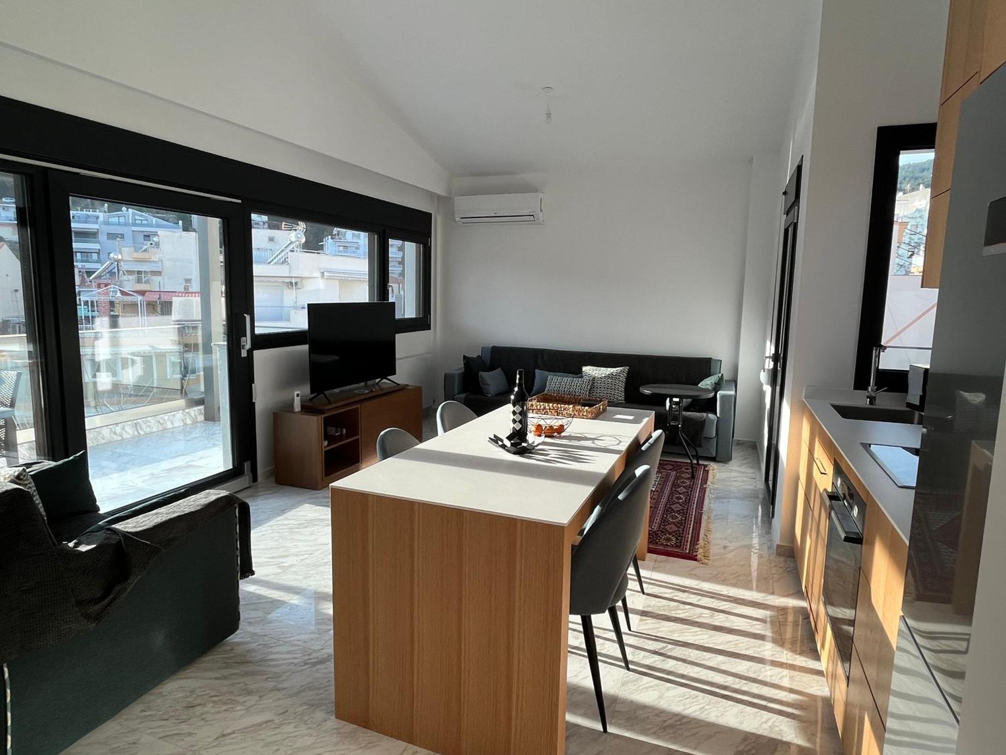 Appartamento Casa Bianca Kavala Esterno foto
